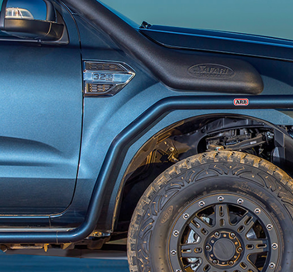 Боковые защитные пороги Ford Ranger PX Mkll 2015+ (arb,4440100)
